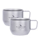 200ml Titanium Espresso Coffee Cup Double Wall Mug