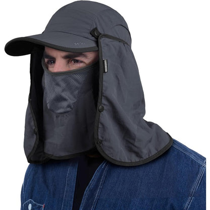 GADIEMKENSD UPF 50+ Folding Fishing Hat 360 Outdoor Sun Hat