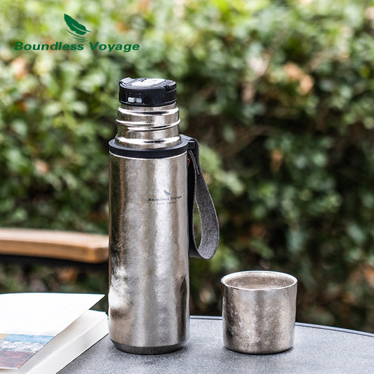 510ml Titanium Vacuum Cup Thermos Bottle