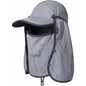 GADIEMKENSD UPF 50+ Folding Fishing Hat 360 Outdoor Sun Hat