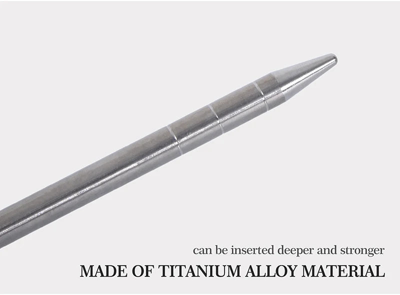 Titanium Alloy Tent Pegs