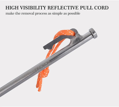 Titanium Alloy Tent Pegs