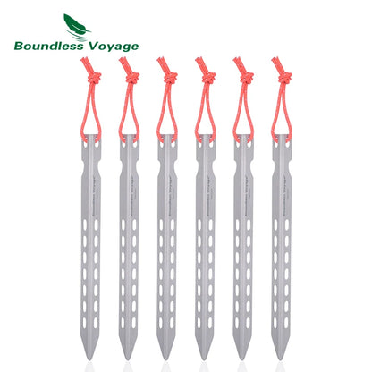 V- shape Titanium Tent pegs
