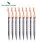 V-shaped Ground nails Camping Titanium Tent Stakes