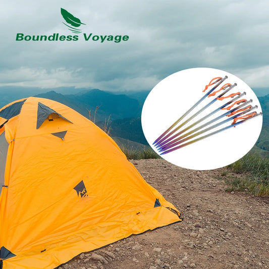 Titanium Alloy Tent Pegs
