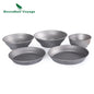 Titanium Ultralight Outdoor Camping Plates and Bowls