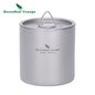 Titanium Double Walled Cups with Lid