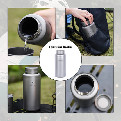 1L Titanium Bottle Leakproof Single-layer Sport Water Bottle