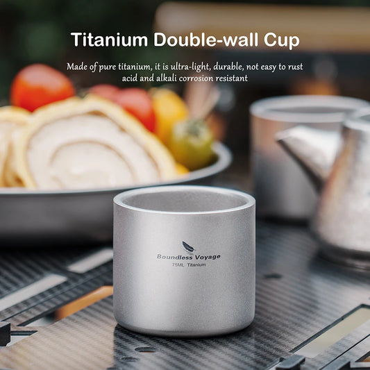 75ml Double-wall Cup Coffee Tea Mug