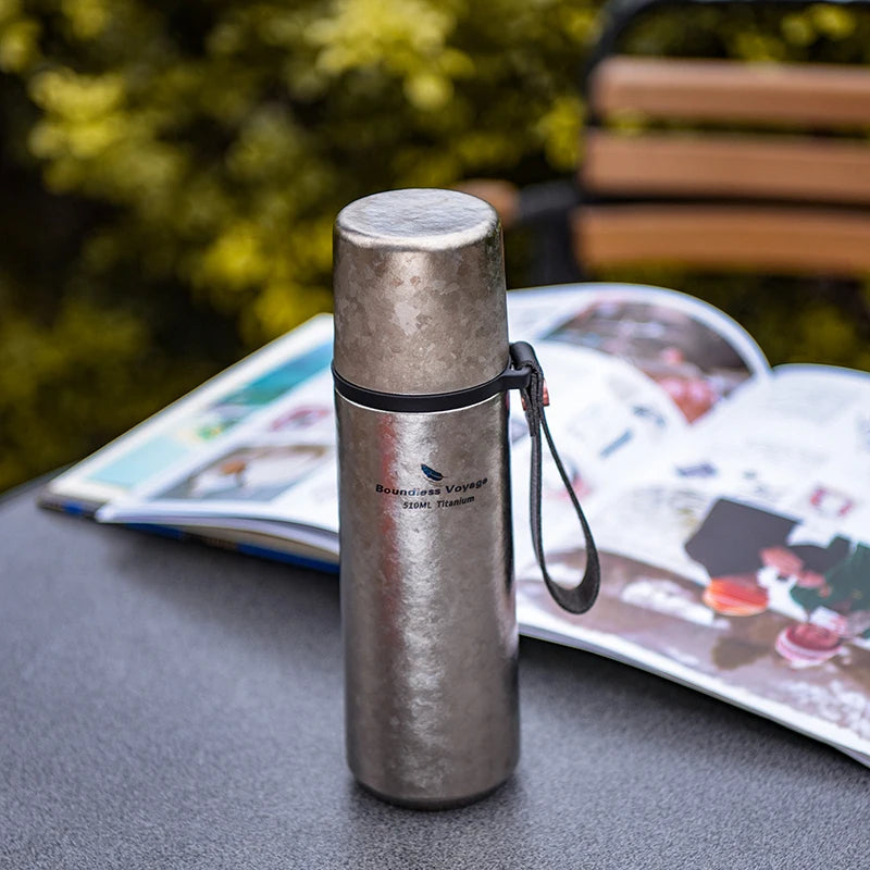 510ml Titanium Vacuum Cup Thermos Bottle