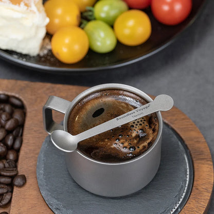5pcs Titanium Mini Coffee Spoon