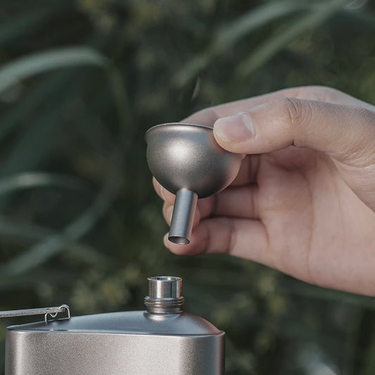 Mini Titanium Funnel Flagon Accessories Multi-use Kitchen Funnel