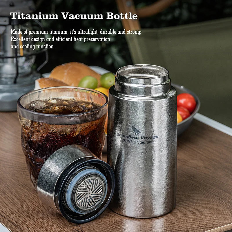 280ml Titanium Vacuum Flask
