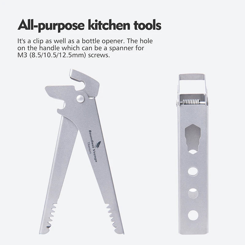 Titanium Hot Plate Gripper Anti-Scalding Bowl Dish Clips