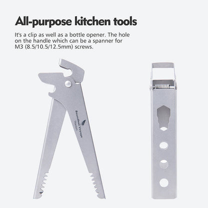 Titanium Hot Plate Gripper Anti-Scalding Bowl Dish Clips