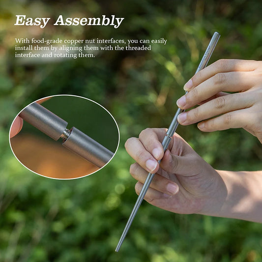 Folding Titanium Chopsticks