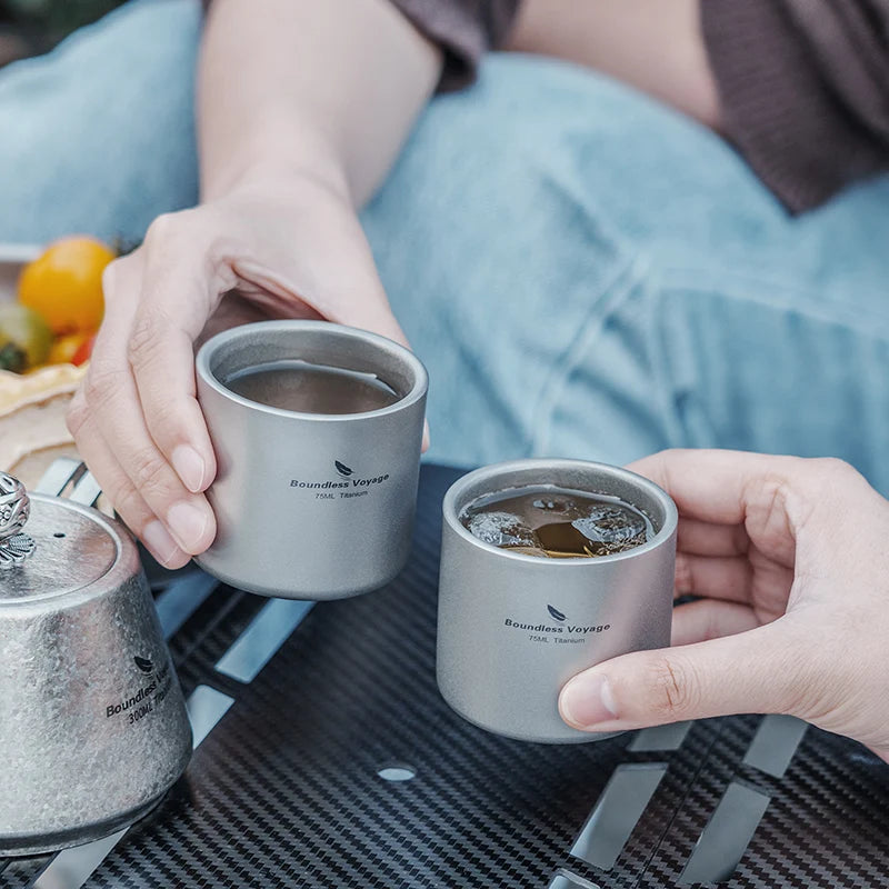 75ml Double-wall Cup Coffee Tea Mug