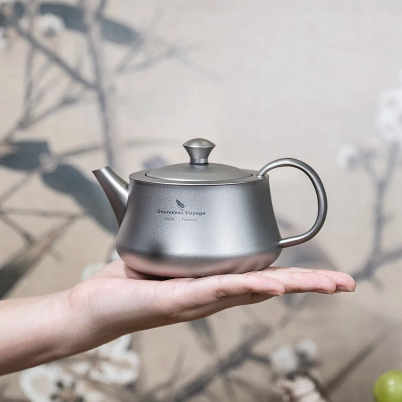 300ml Titanium Teapot with Infuser Chinese Tea Set