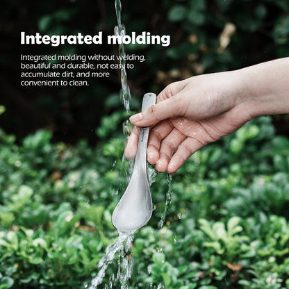 Titanium Soup Spoon Reusable Lightweight Cutlery
