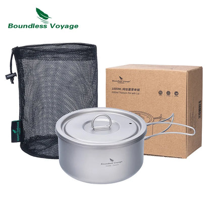 1000ml Titanium Pot with Lid