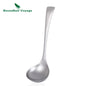 Titanium Sauce Soup Spoon Metal Skimmer Slotted Spoon