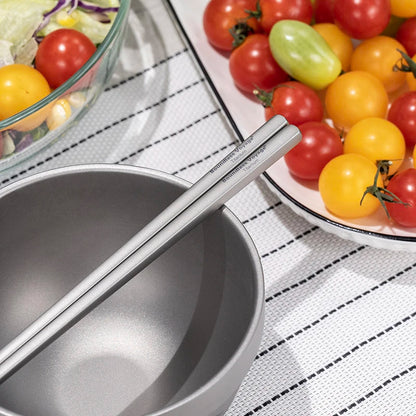Titanium Chopsticks Metal Square Chopsticks
