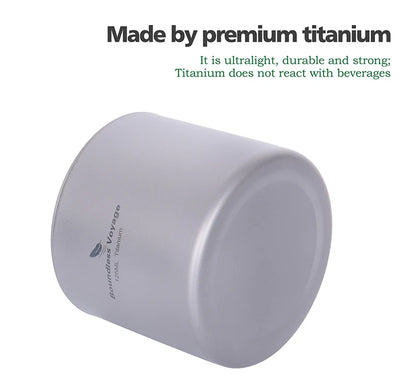 120ml Titanium Cup Small Double Walled Travel Cup