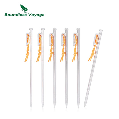 Titanium Alloy Tent Pegs