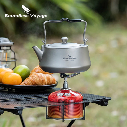 800ml Titanium Kettle with Infuser