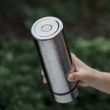 550ml Titanium Vacuum Insulated Water Bottle with Filter