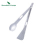 Titanium Alloy Multi Tong Spork Shovel Spatula All-In-One Utensil Portable Camping BBQ