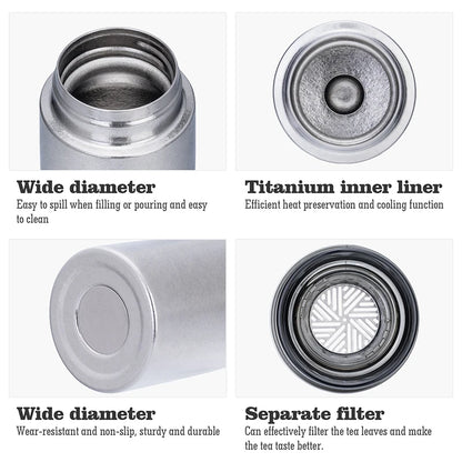 280ml Titanium Vacuum Flask