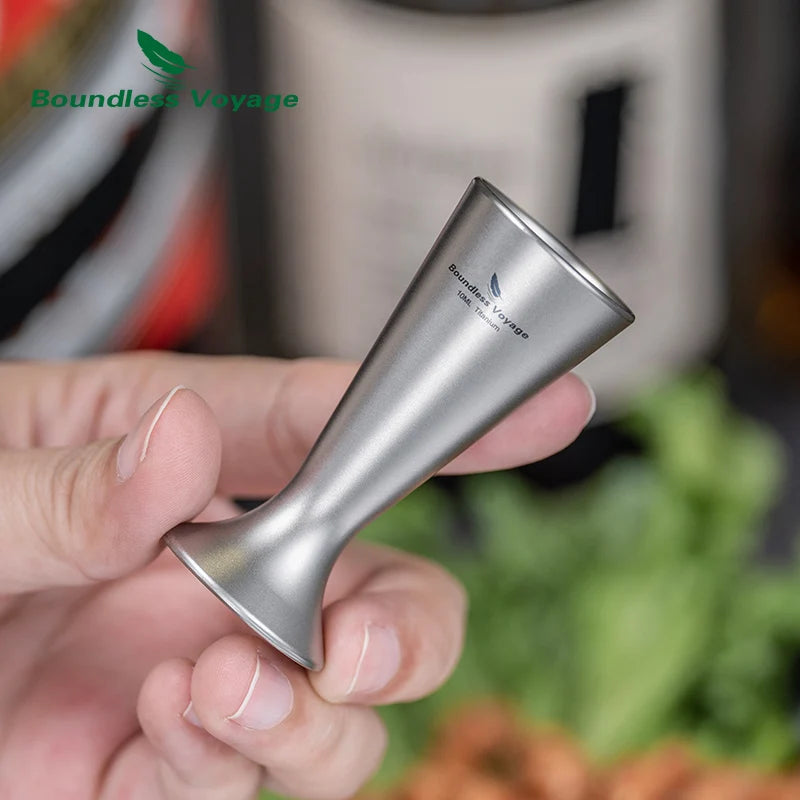 Titanium Mini Shot Glasses Cups Wine Drinking Cups