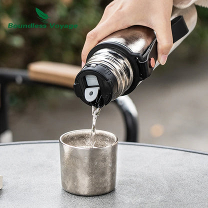 510ml Titanium Vacuum Cup Thermos Bottle