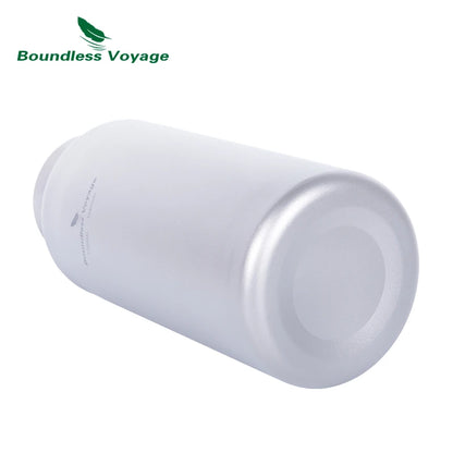 1L Titanium Bottle Leakproof Single-layer Sport Water Bottle
