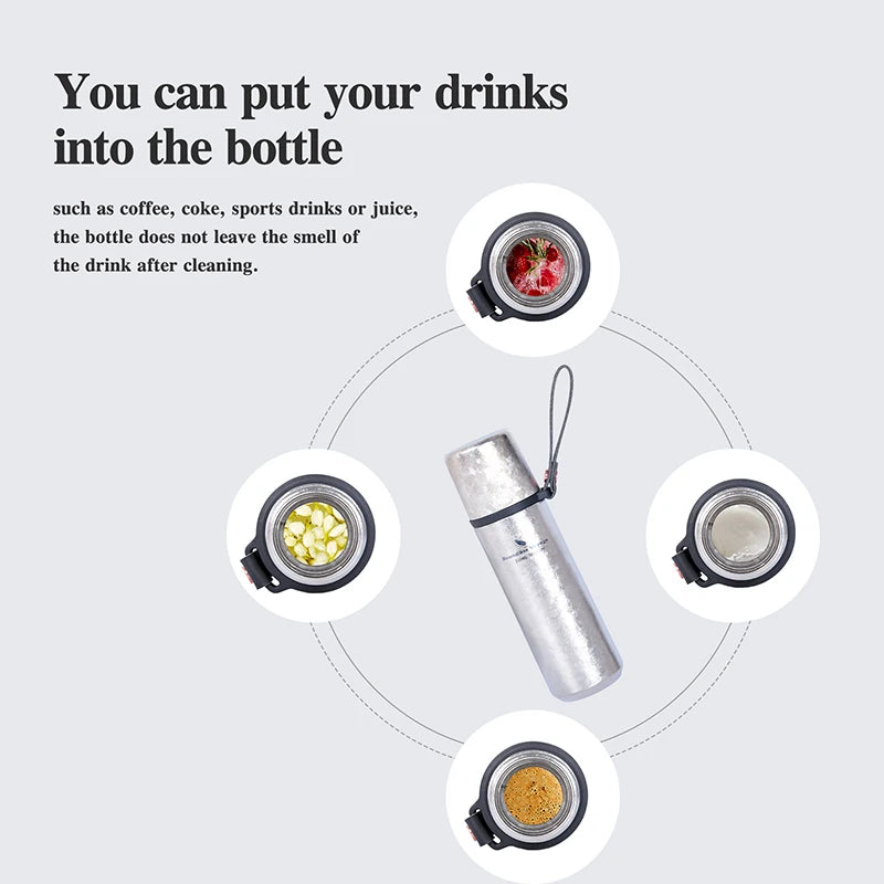 510ml Titanium Vacuum Cup Thermos Bottle