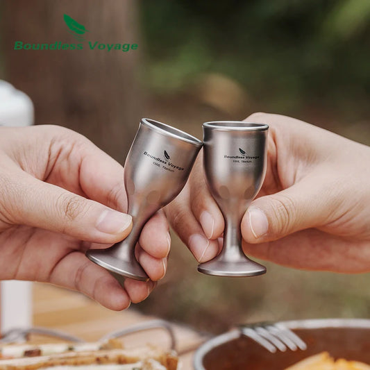 Titanium Mini Shot Glasses Cups