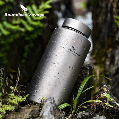 1L Titanium Bottle Leakproof Single-layer Sport Water Bottle