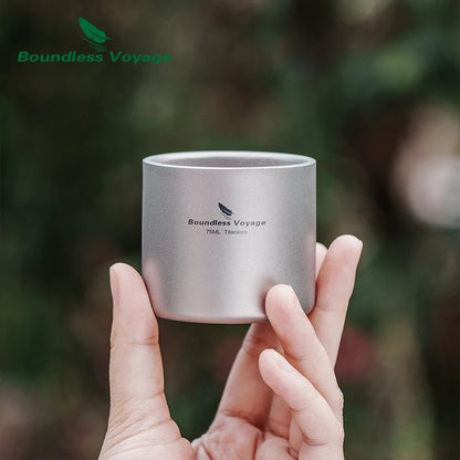75ml Double-wall Cup Coffee Tea Mug