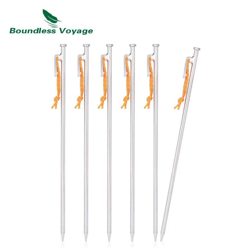 Titanium Alloy Tent Pegs