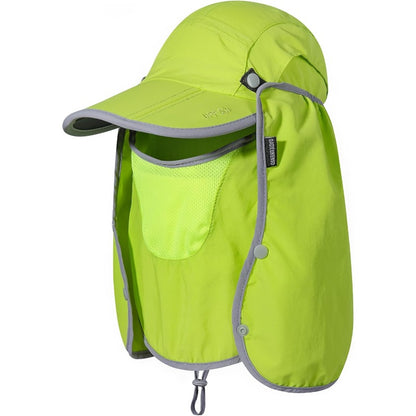 GADIEMKENSD UPF 50+ Folding Fishing Hat 360 Outdoor Sun Hat