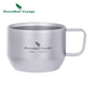 200ml Titanium Espresso Coffee Cup Double Wall Mug